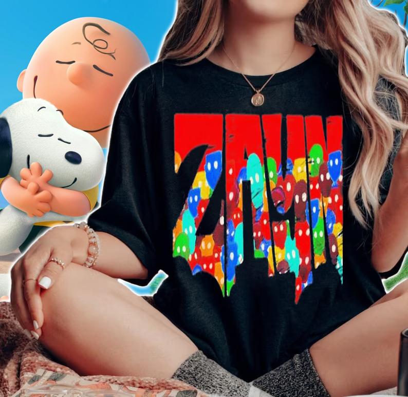 Zayn Malik NIL Faces Logo T-Shirt t-shirt woman shirt