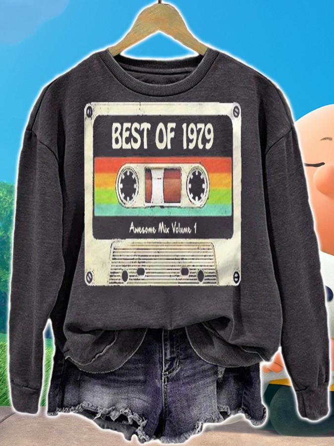 42 Years Old Made In 1979 Vintage 42Nd Birthday Cassette Pullover Shirt t-shirt sweatshirt