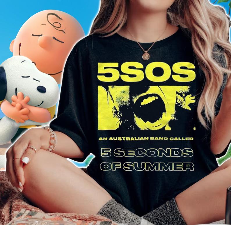 5sos an Australian band called 5 seconds of summer T-shirt t-shirt