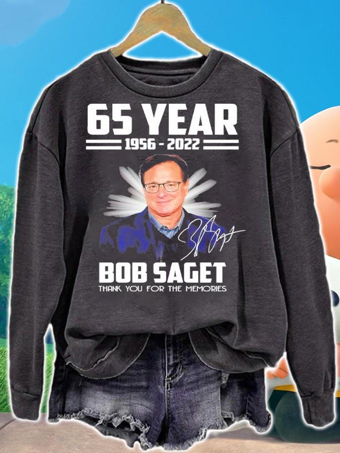 65 Years 1956-2022 Bob Saget Signatures Thank You For The Memories Shirt t-shirt
