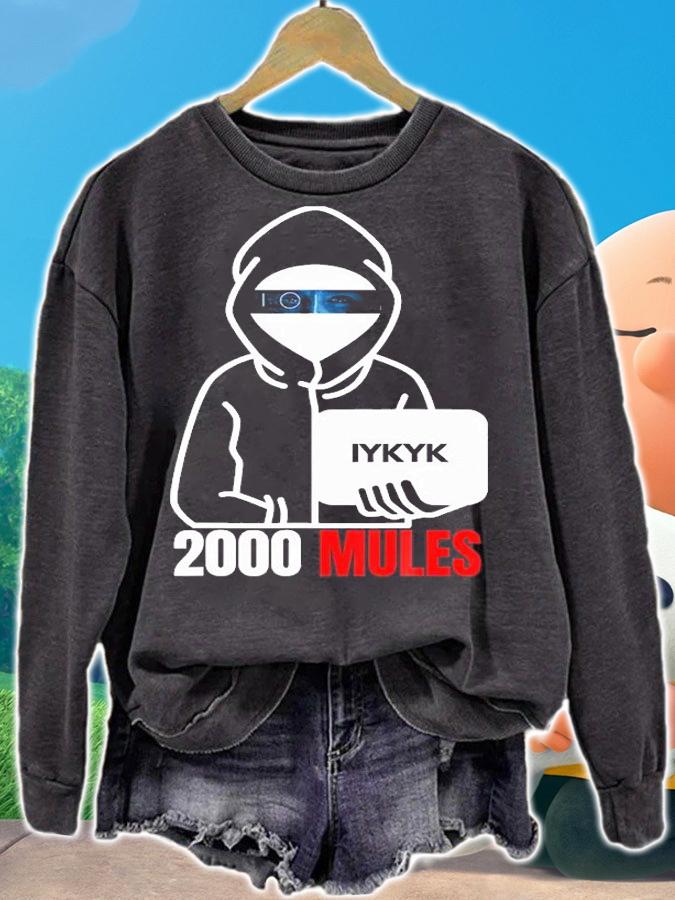 2000 Mules Trumpers Pro Trump Gifts President Anti T-Shirt t-shirt sweatshirt