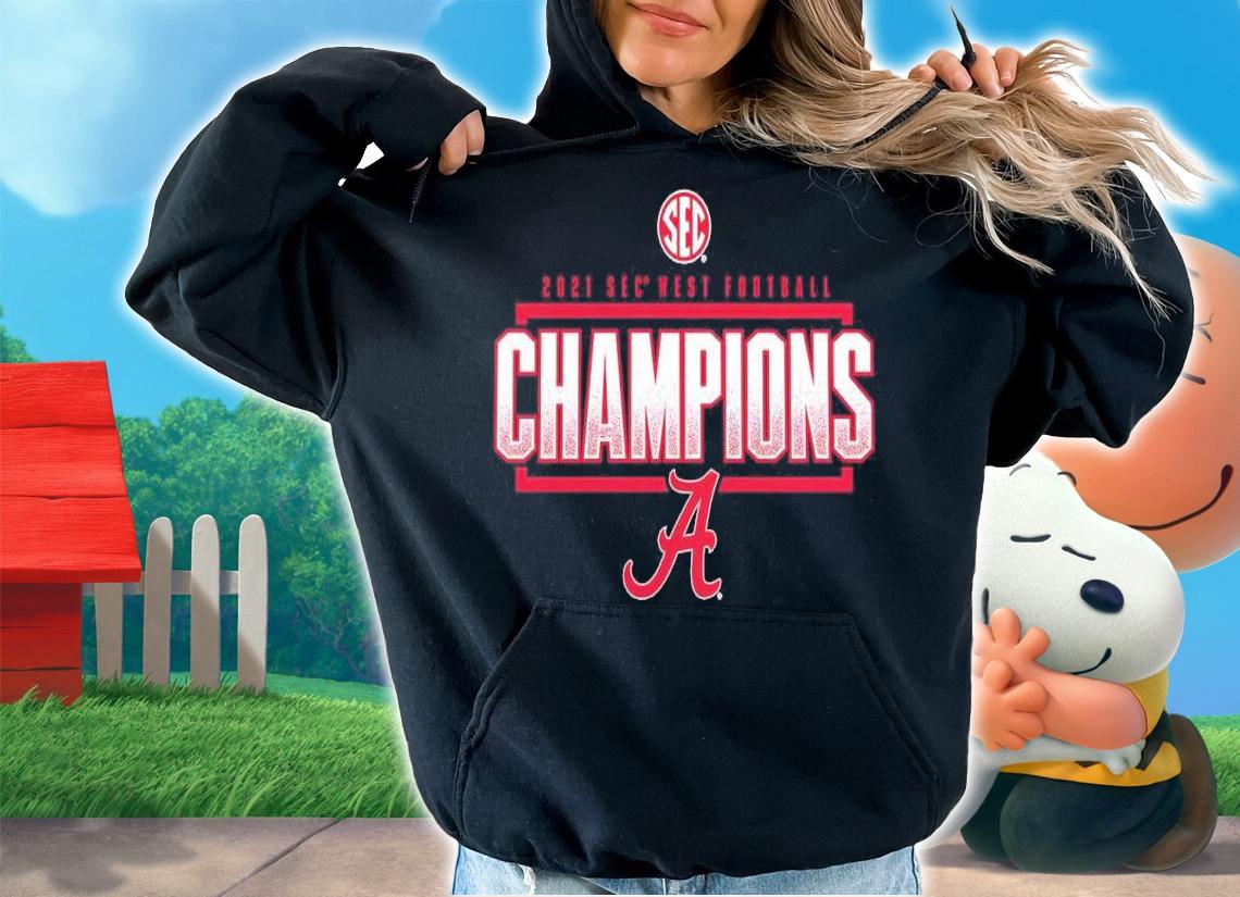 Alabama Crimson Tide 2021 SEC West Football Division Champions Locker Room Shirt_ t-shirt