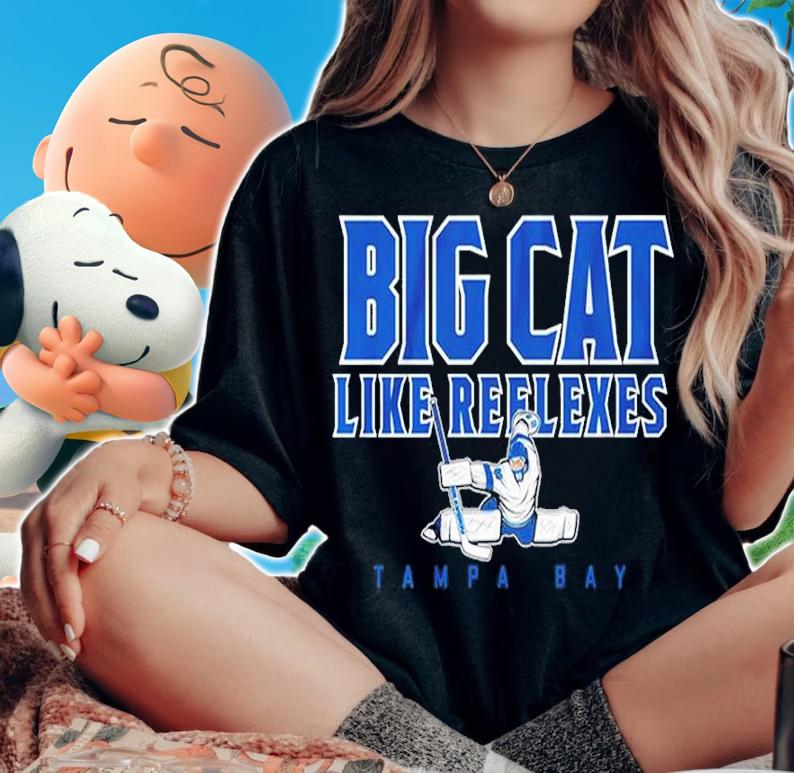 Andrei Vasilevskiy Big Cat Like Reflexes Tampa Bay Hockey Shirt t-shirt