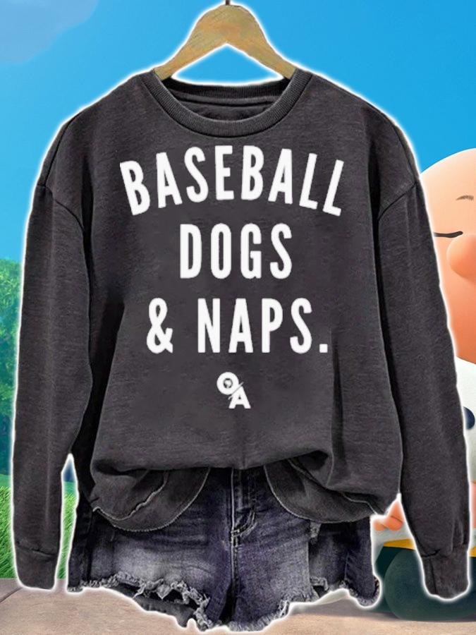 Baseball Dogs And Naps Shirt t-shirt sweatshirt