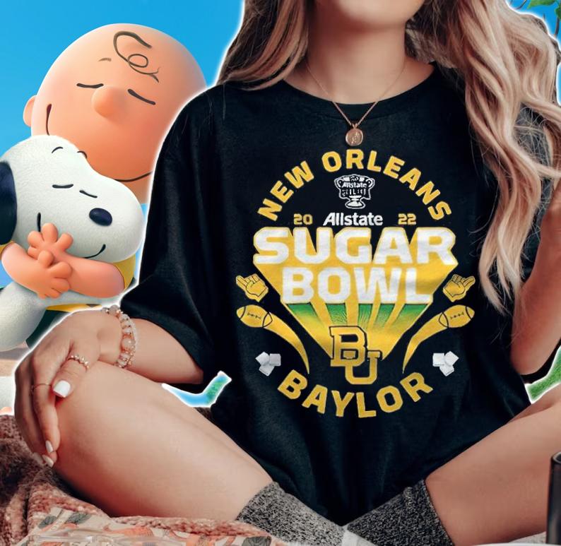 Baylor Bears New Orleans Allstate 2022 Sugar Bowl logo T-shirt t-shirt