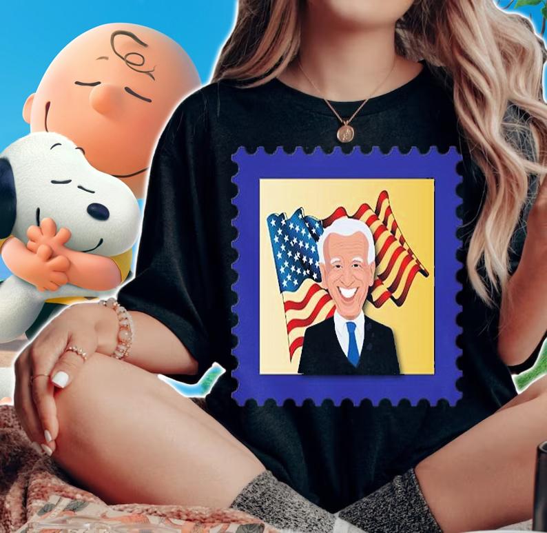 Biden Stamp Vintage T-Shirt t-shirt woman shirt