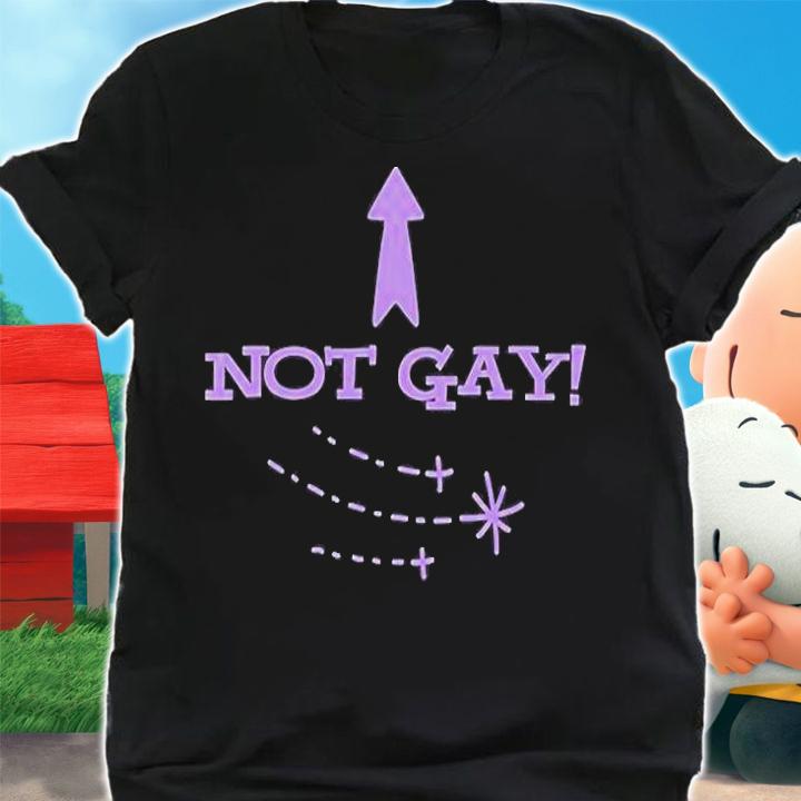 Bimbo Not Gay Fitted T-Shirt t-shirt