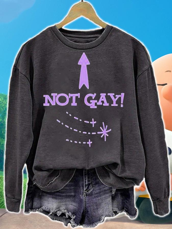 Bimbo Not Gay Fitted T-Shirt t-shirt