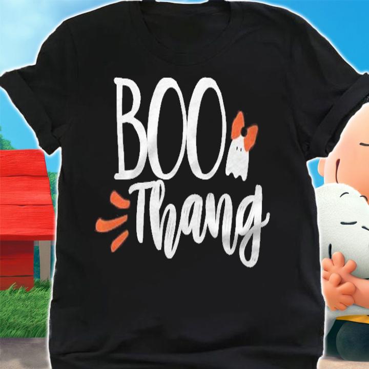 Boo Thang Thing Cute Halloween Ghost Girls Bow Gift Premium T-shirt t-shirt shirt