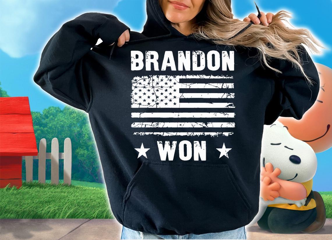 Brandon Won American Flag Vintage T-Shirt t-shirt