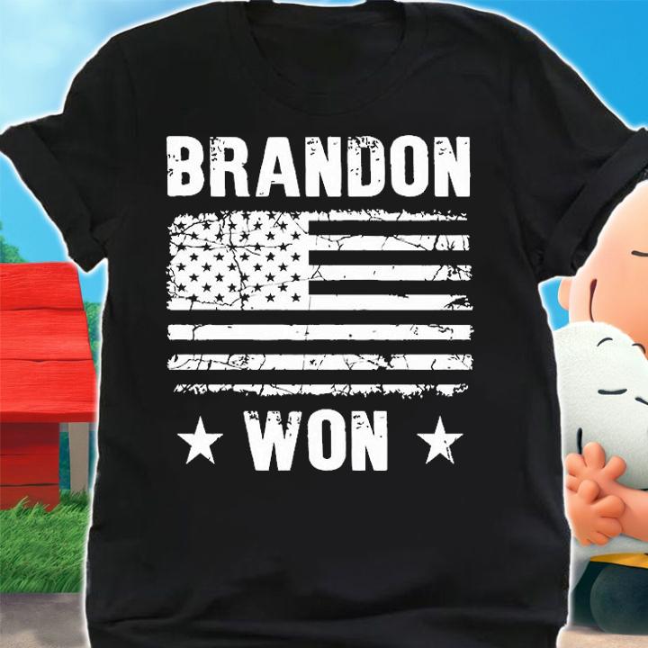 Brandon Won American Flag Vintage T-Shirt t-shirt