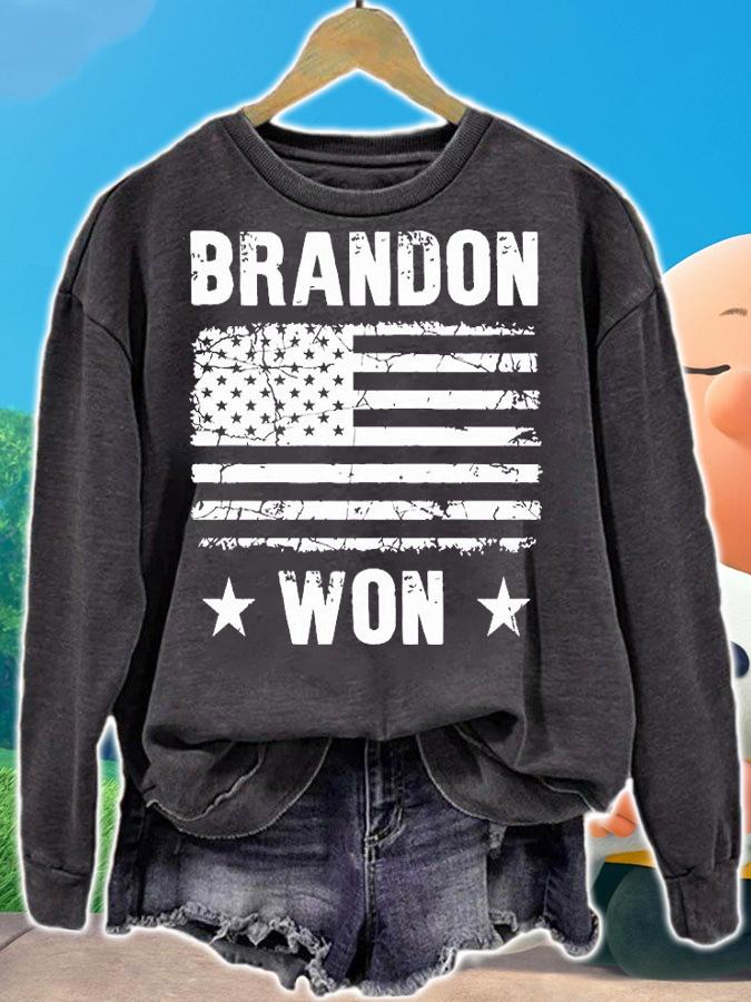 Brandon Won American Flag Vintage T-Shirt t-shirt