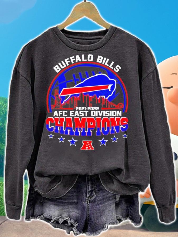 Buffalo Bills 2021-2022 AFC East Division Championship Football Shirt t-shirt sweatshirt