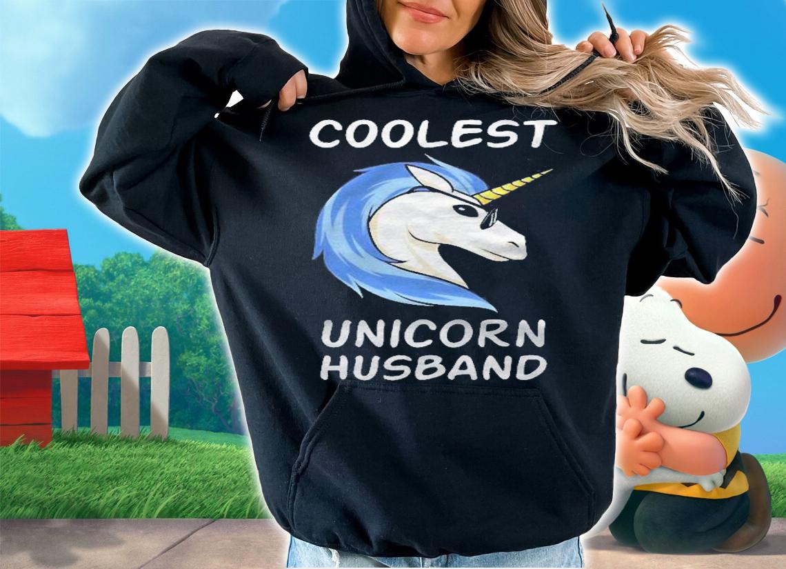 Coolest Unicorn Husband Funny Magical Family Shirt t-shirt hoodie