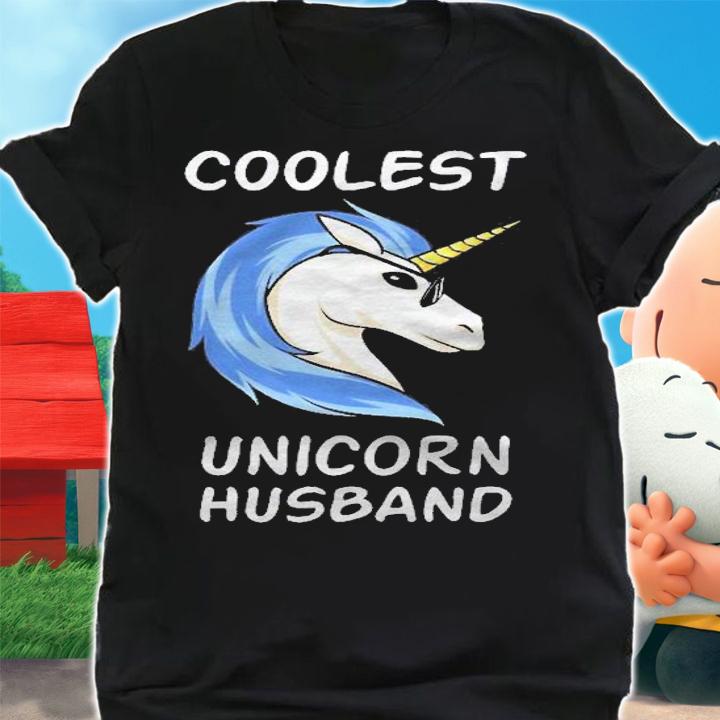 Coolest Unicorn Husband Funny Magical Family Shirt t-shirt shirt