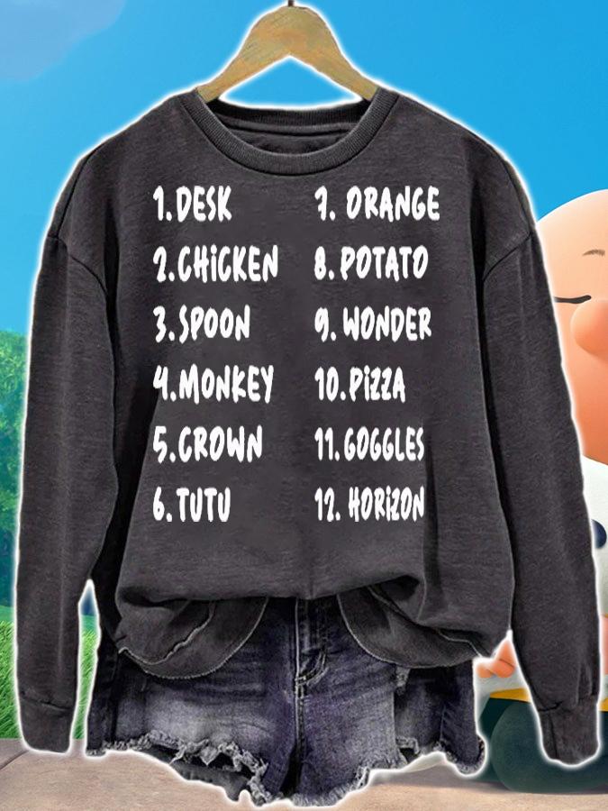 Desk Chicken Spoon Monkey Crown Horizon T-Shirt t-shirt sweatshirt