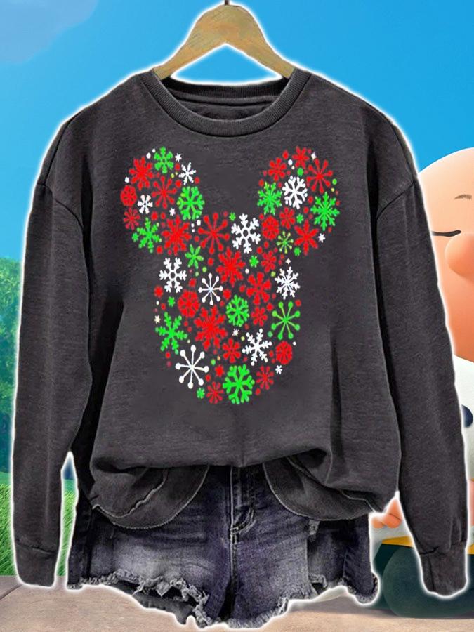 Disney Mickey Mouse Icon Holiday Snowflakes Shirt t-shirt