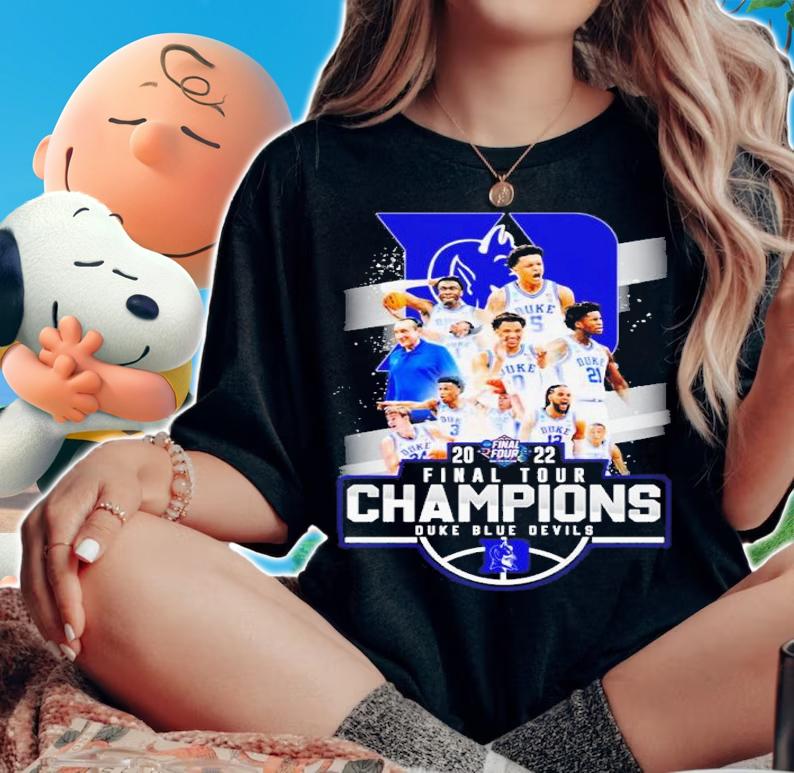 Duke Blue Devils 2022 Final Tour Champions Shirt t-shirt woman shirt