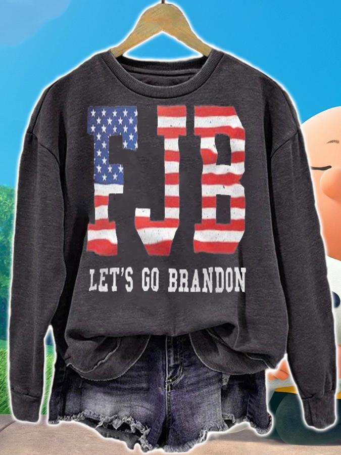 FJB Pro America US Let's Go Brandon Chant T-Shirt t-shirt sweatshirt
