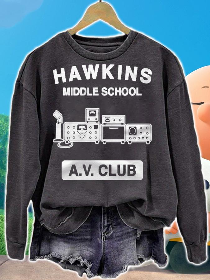 Hawkins Middle School Av Club Shirt t-shirt sweatshirt