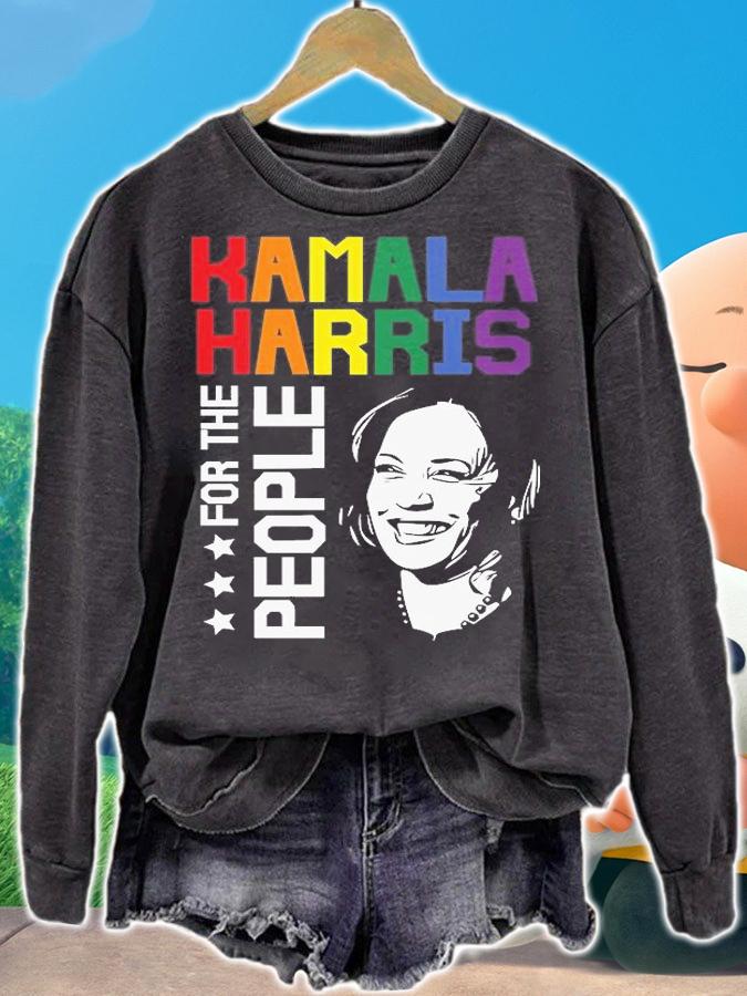 Kamala Harris For The People Pro Democrat Pro Kamala Harris 2024 T-Shirt t-shirt sweatshirt