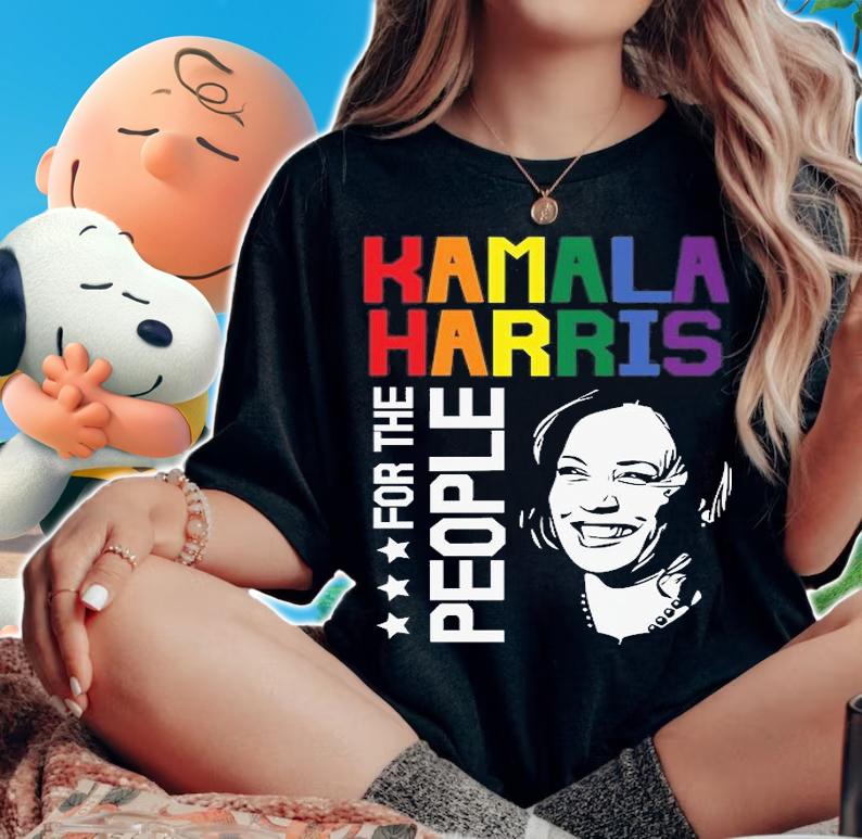 Kamala Harris For The People Pro Democrat Pro Kamala Harris 2024 T-Shirt t-shirt woman shirt