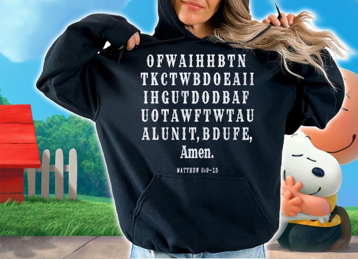 Lords Prayer Jesus Christian Premium Shirt t-shirt