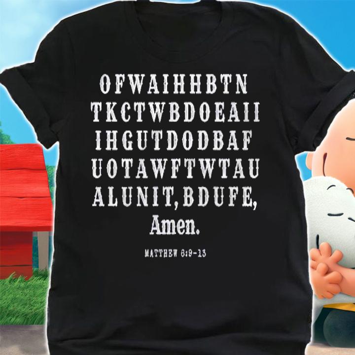 Lords Prayer Jesus Christian Premium Shirt t-shirt