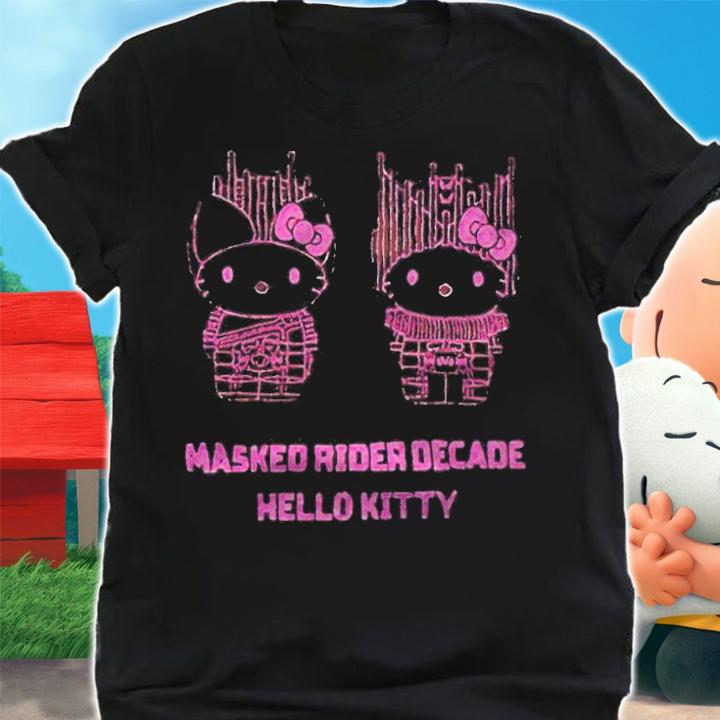 Masked Rider Decade Hello Kitty pink T-shirt t-shirt shirt