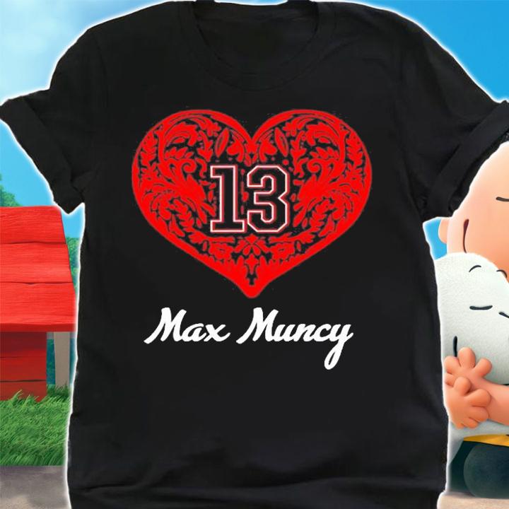 Max Muncy Ornate Heart Baseball T-Shirt t-shirt shirt