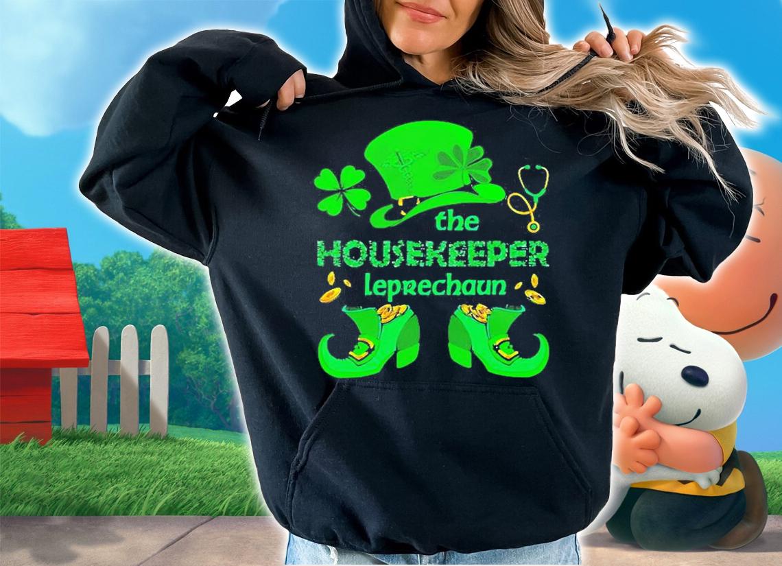 Nice The Housekeeper Leprechaun St Patricks Day T-Shirt t-shirt hoodie