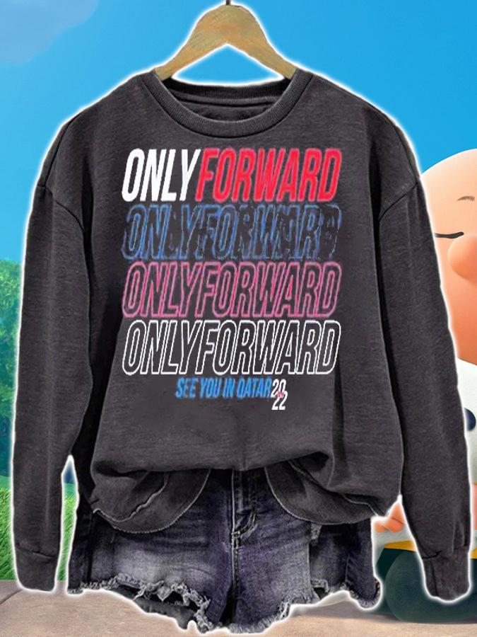 Only forward see you in Qatar 2022 T-shirt t-shirt sweatshirt