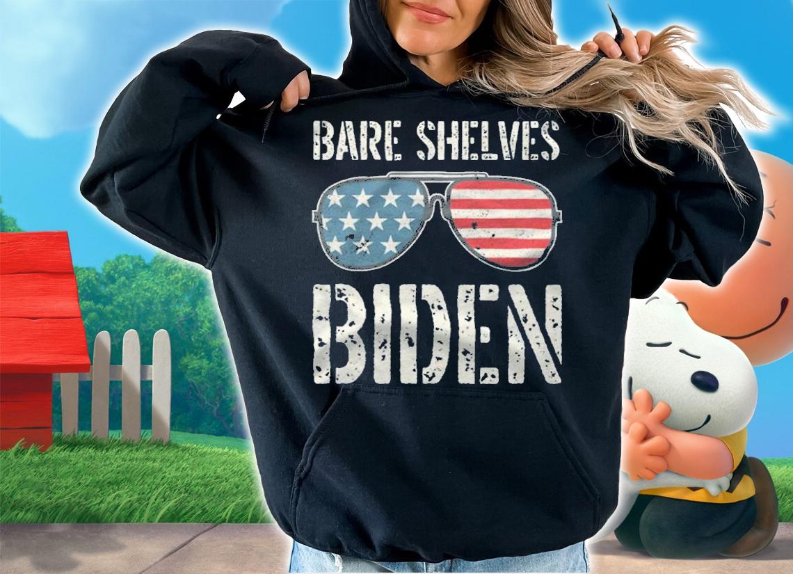 Premium funny Political Bare Shelves Biden Glasses Vintage T-Shirt t-shirt hoodie