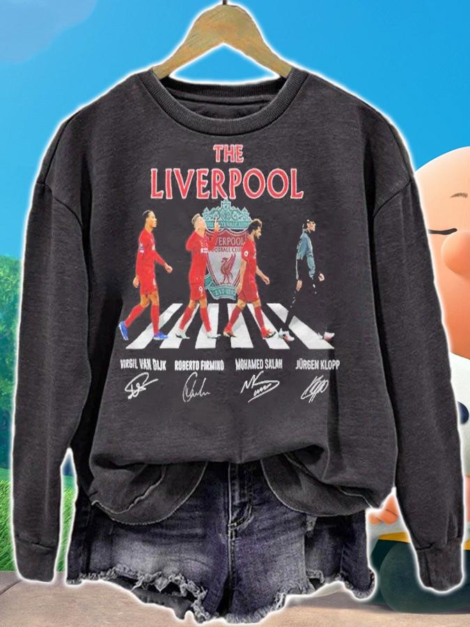 The Liverpool Abbey Road signatures shirt t-shirt sweatshirt
