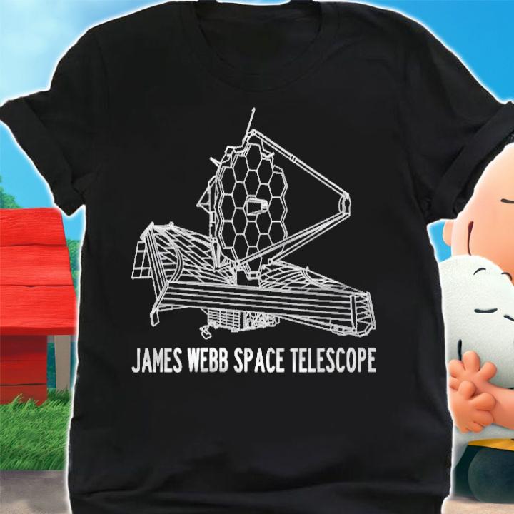 Womens James Webb Space Telescope Blueprint Schematic Diagram T-shirt t-shirt shirt
