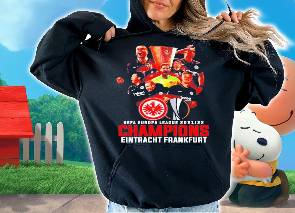 Eintracht Frankfurt UEFA Europa League 2021-2022 Champions Shirt t-shirt