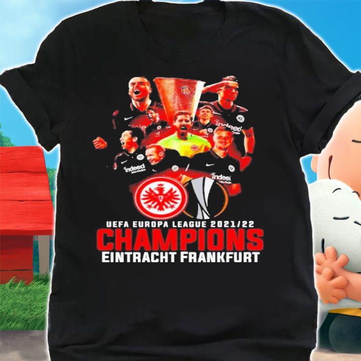 Eintracht Frankfurt UEFA Europa League 2021-2022 Champions Shirt t-shirt