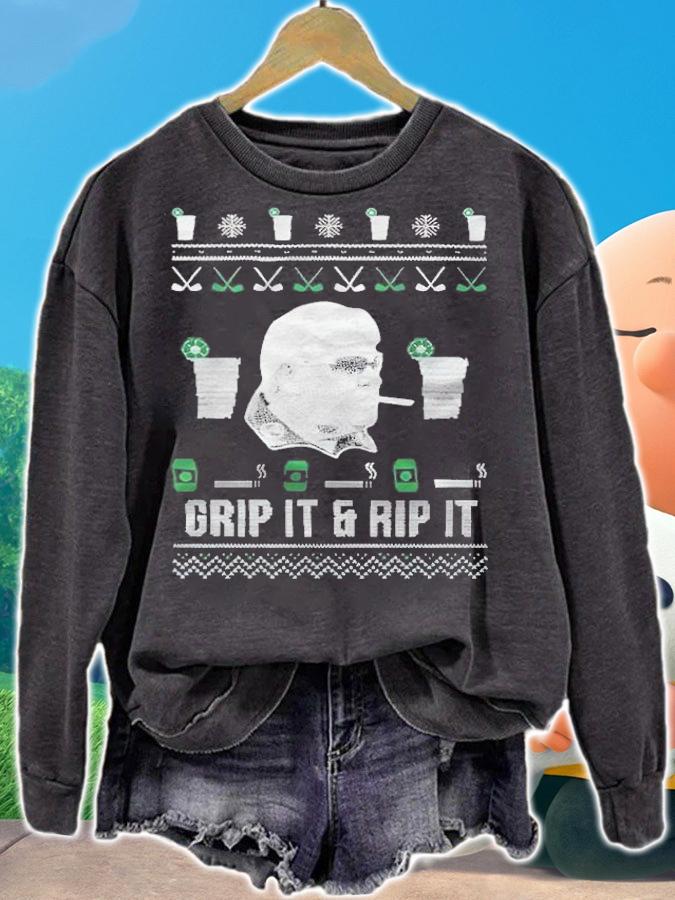 Grip It & Rip It Tacky Christmas shirt t-shirt