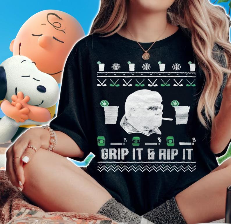 Grip It & Rip It Tacky Christmas shirt t-shirt