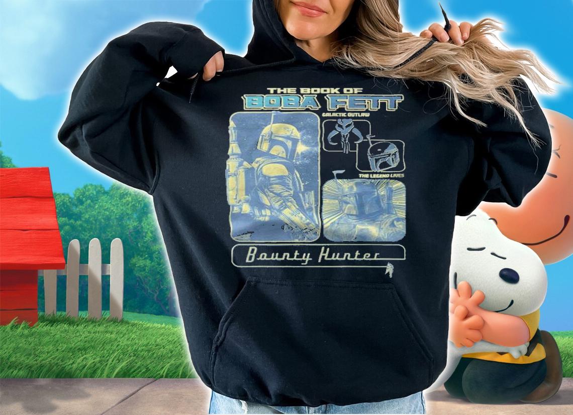 The Book of Boba Fett Galactic Outlaw The Legend Lives Bounty Hunter 2022 T-shirt t-shirt hoodie