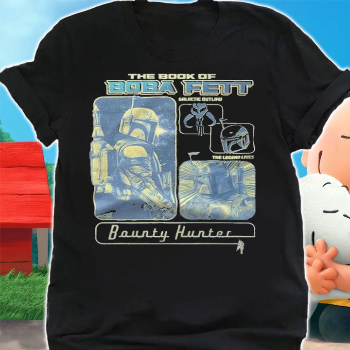 The Book of Boba Fett Galactic Outlaw The Legend Lives Bounty Hunter 2022 T-shirt t-shirt shirt