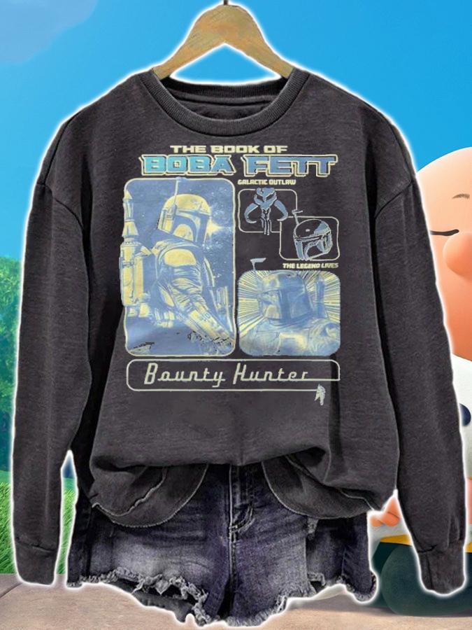 The Book of Boba Fett Galactic Outlaw The Legend Lives Bounty Hunter 2022 T-shirt t-shirt sweatshirt