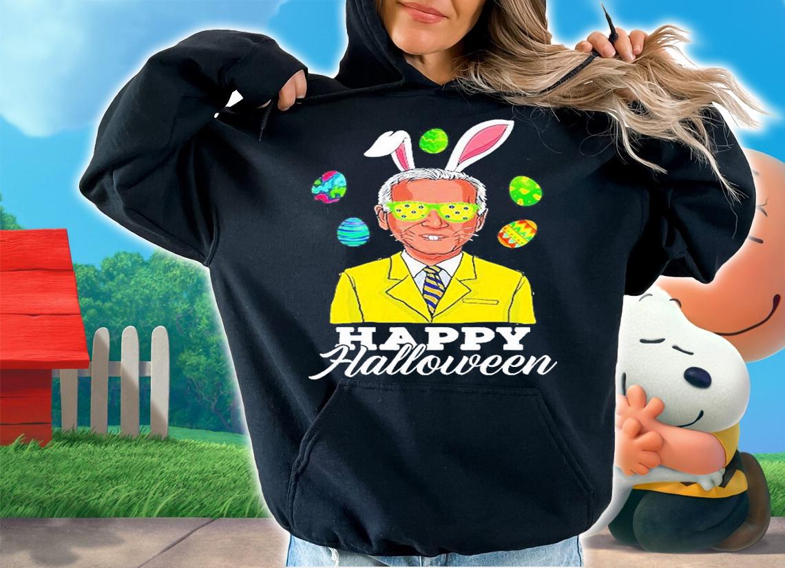 Funny Joe Biden Confused Easter Day Bunny T-Shirt t-shirt hoodie