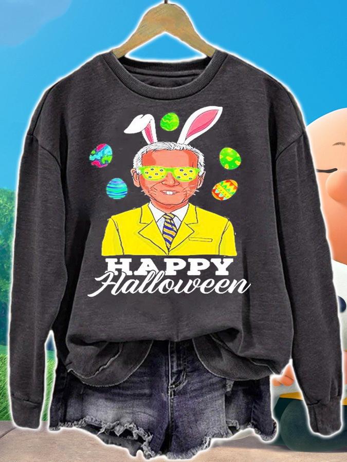 Funny Joe Biden Confused Easter Day Bunny T-Shirt t-shirt sweatshirt