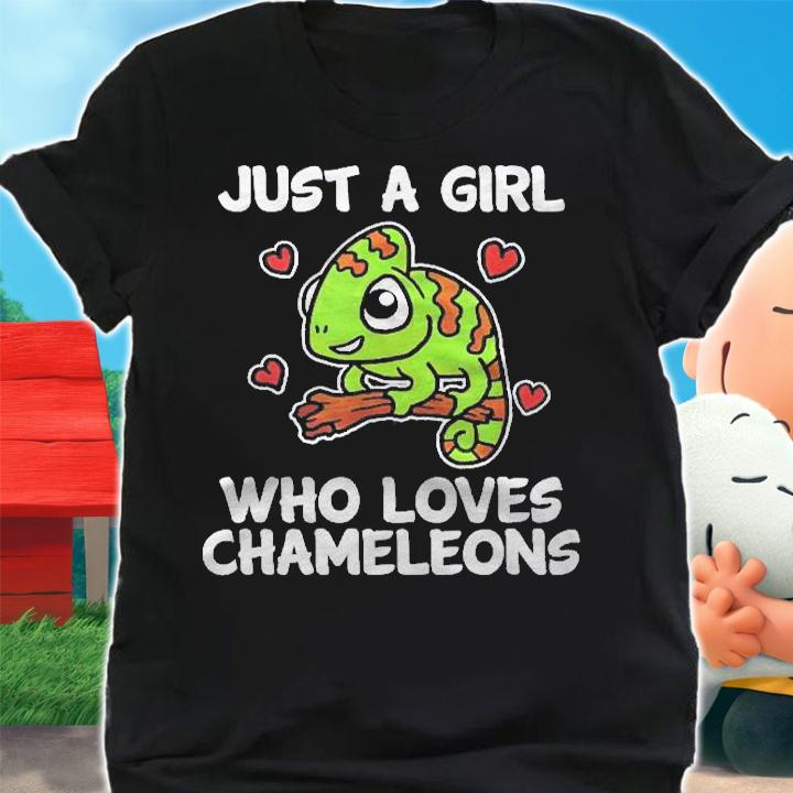 Just A Girl Who Loves Chameleons Lizard Chameleon Costume Shirt t-shirt shirt