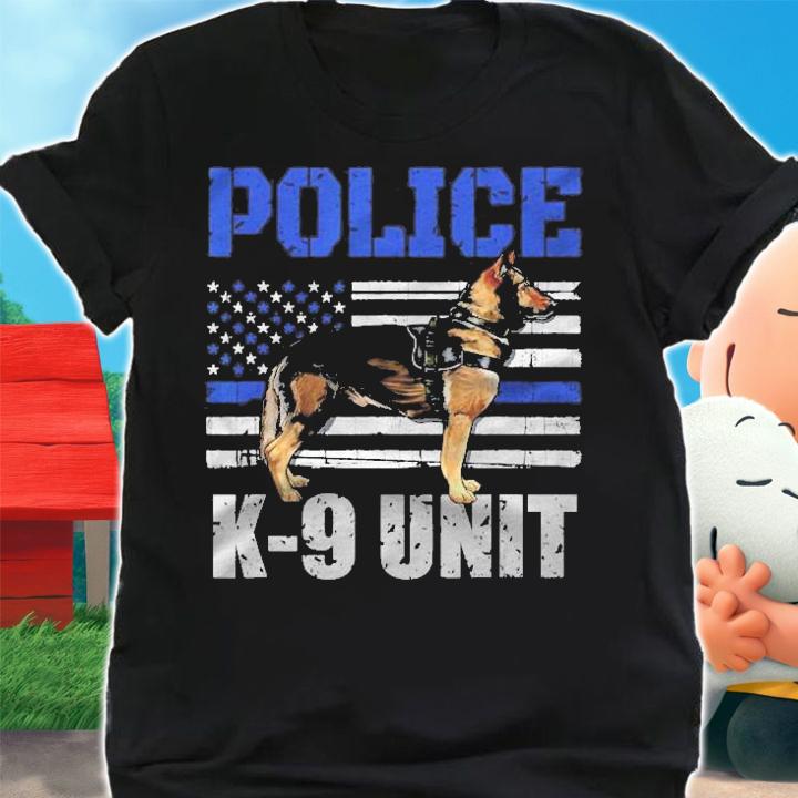 Police K 9 Unit Thin Blue Line Officer Dog Costume Shirt t-shirt shirt