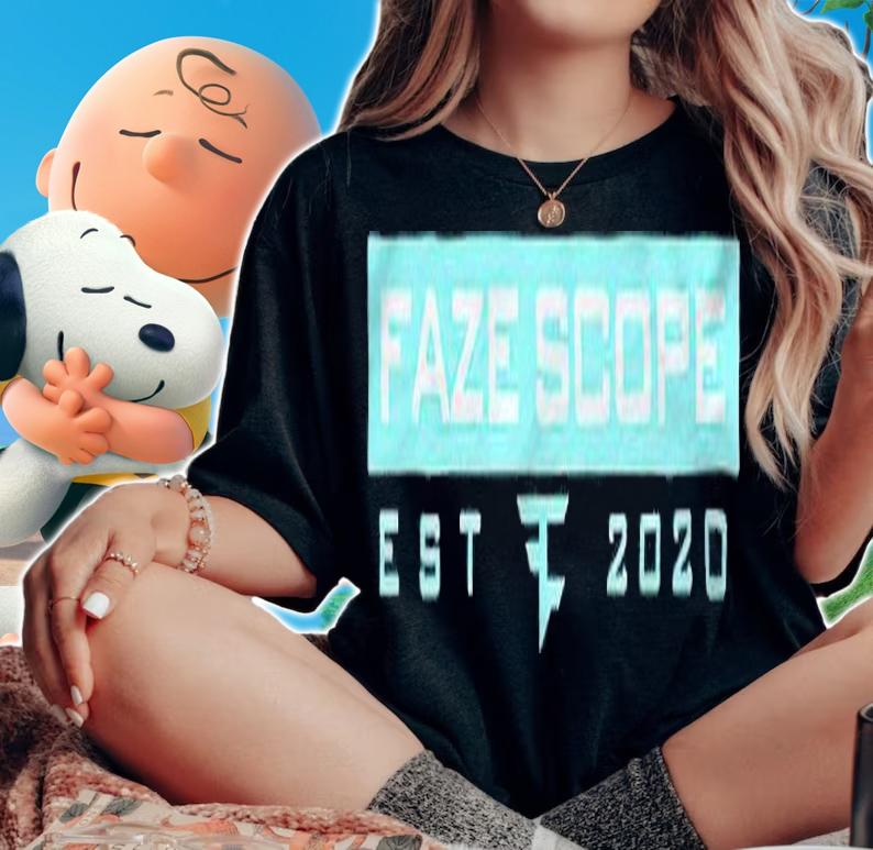 Faze scope est 2020 T-shirt t-shirt woman shirt