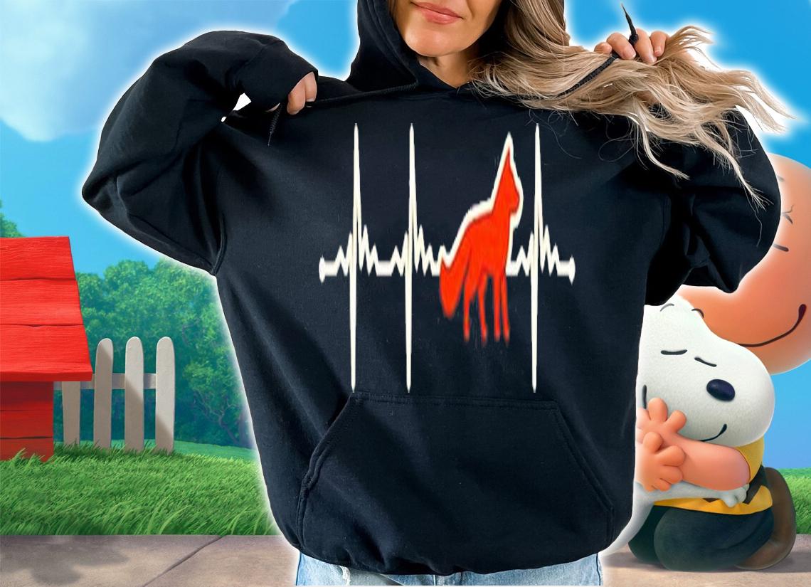 Funny Fox Heartbeat Funny Fox T-Shirt t-shirt hoodie