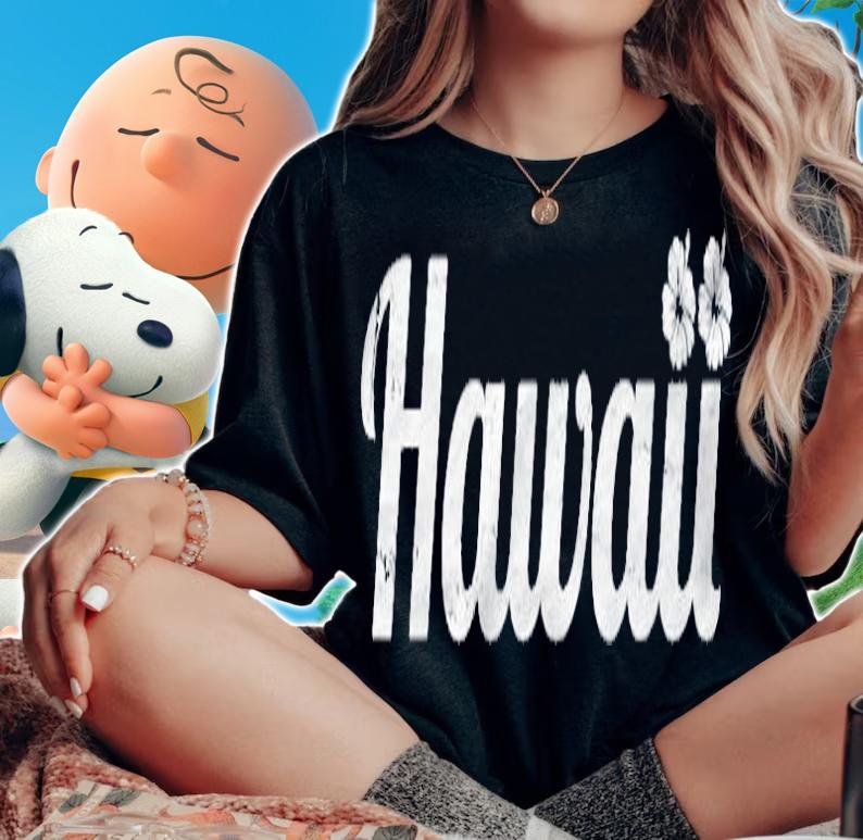 Hawaii Hawaiian Aloha Summer Vacation Vintage Shirt t-shirt woman shirt
