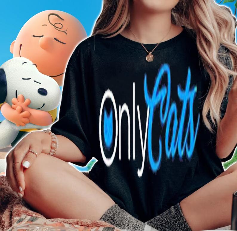 Onlycats Onlyfans parody shirt t-shirt woman shirt